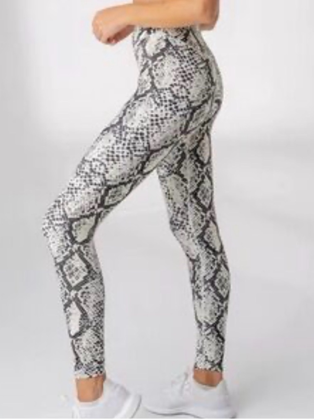 Tna Snake Print Reptile Leggings - Black, grey & White